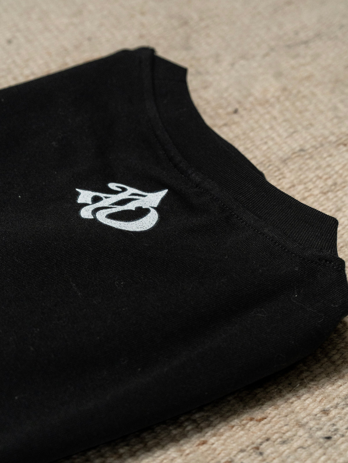 AO Boxy Fit Tee — Black